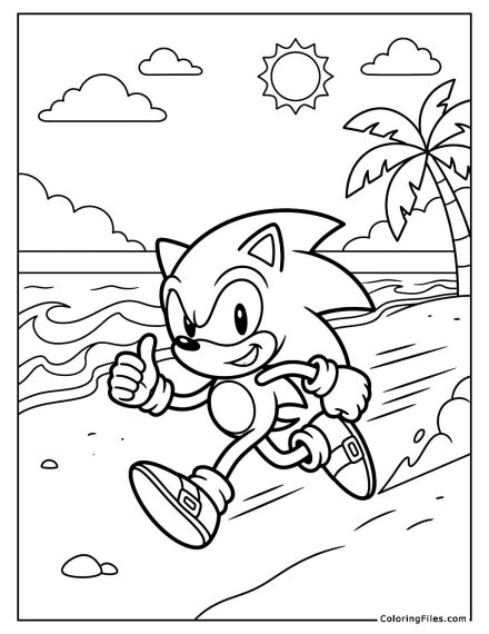 Sonic’s High-Speed Summer Beach Race