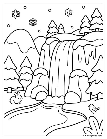 Frozen Waterfall Magic