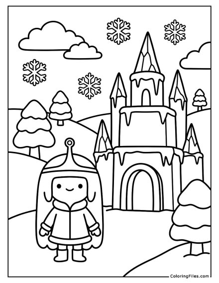 Princess Bubblegum’s Winter Ice Castle