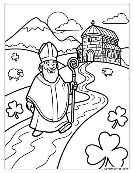 St. Patrick’s Journey Across Ireland