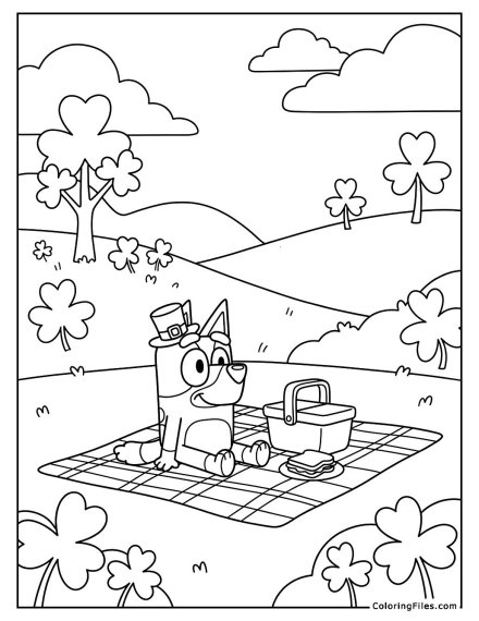 Bluey’s St. Paddy’s Day Picnic