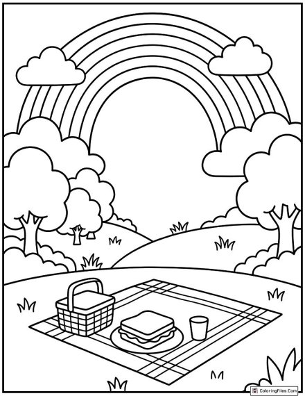 Rainbow Picnic in the Park