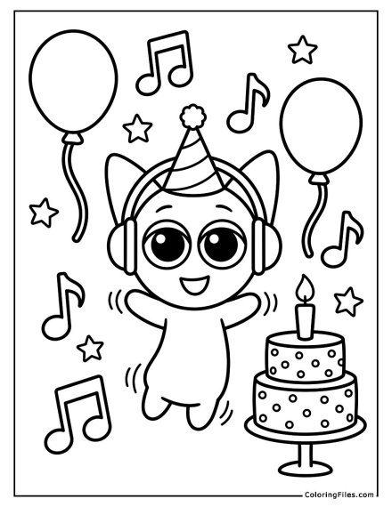 Sprunki’s Birthday Beat