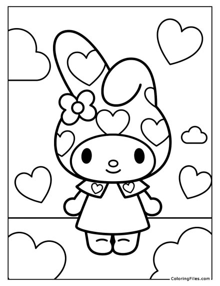 My Melody’s Sweet Hood Heart