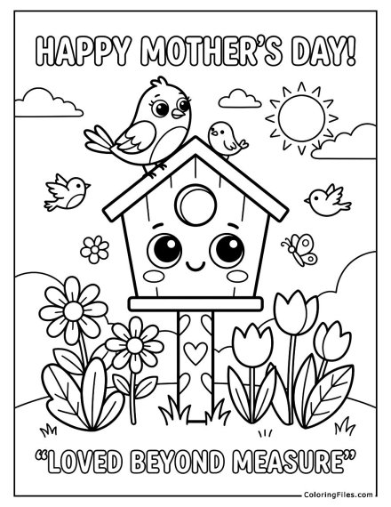 Mother’s Day Birdhouse Garden