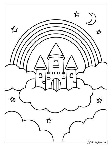 Rainbow Castle in the Sky
