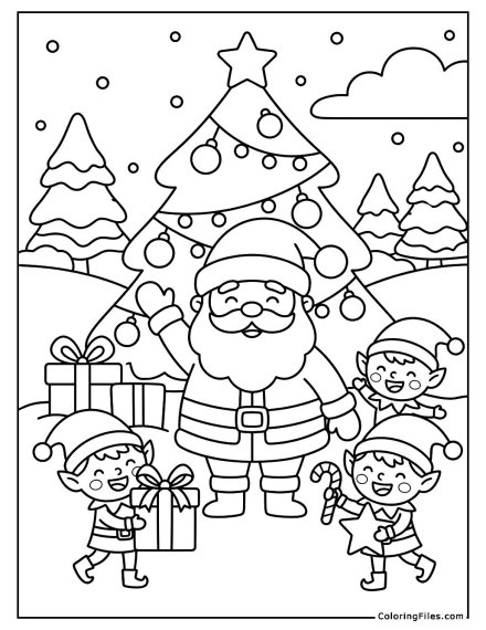 Santa & The Happy Elf Team