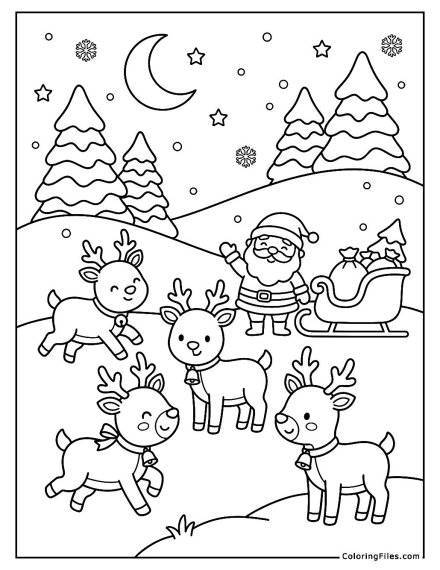Santa’s Happy Reindeer Herd