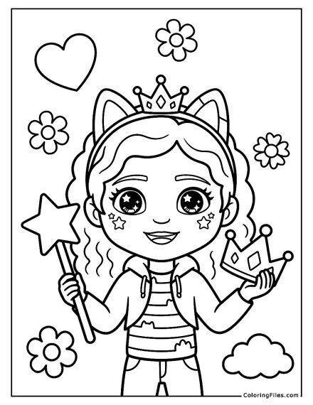 Gabby’s Dollhouse & Princess Craft Party