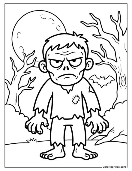 Zombie's Grumpy Stare