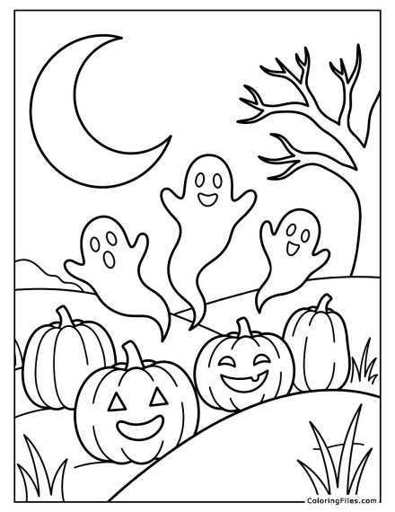 Ghostly Pumpkin Patch