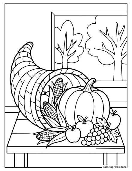 Thanksgiving Cornucopia