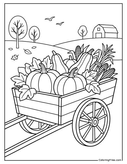 Autumn Harvest Wagon