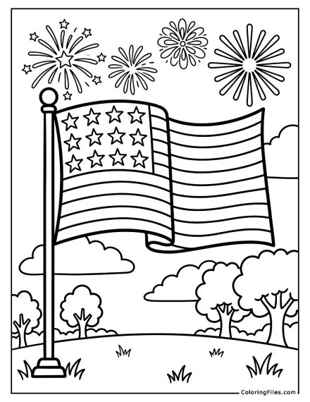 Independence Day American Flag