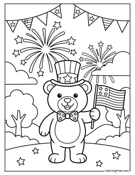 Patriotic Teddy Bear Celebration