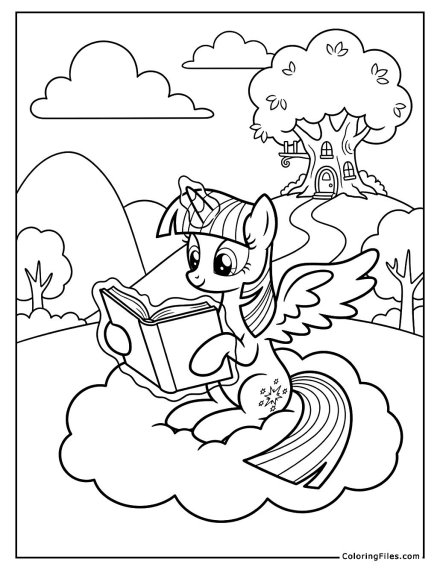Twilight Sparkle Reading Journey Book