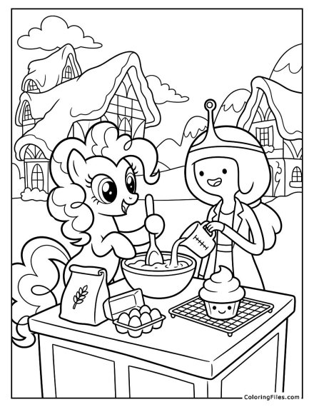 Pinkie Pie and Princess Bubblegum’s Candy Bake-Off