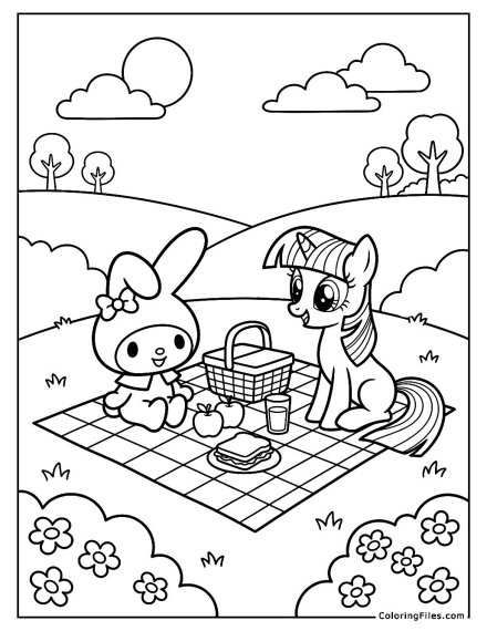 My Melody and the Pony Flower Picnic