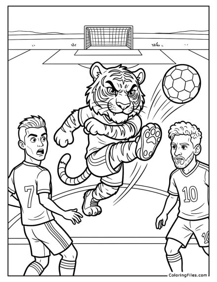 The Fierce Tiger Mascot’s Powerful Kick