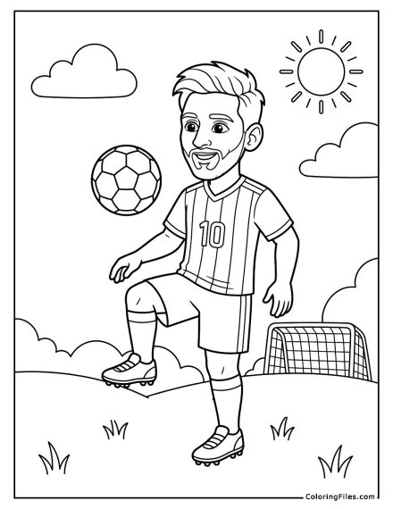 Lionel Messi Juggling the Ball