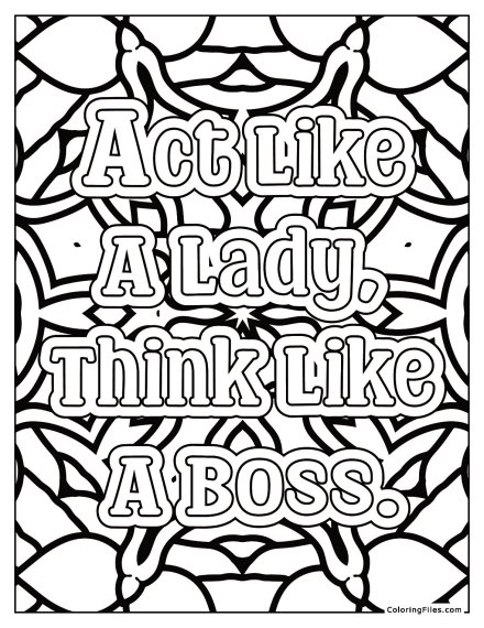 Act Like A Lady, Think Like A Boss
