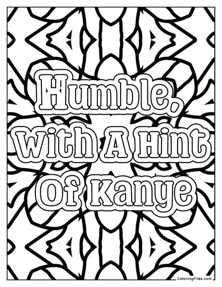 Humble, with a hint of kanye