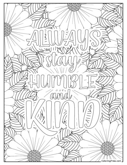 Always Stay Humble and Kind