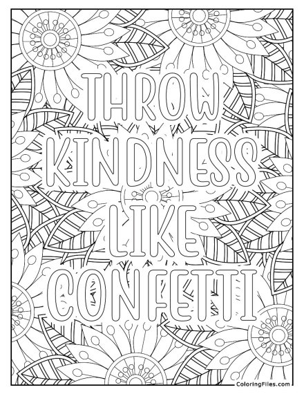 Throw Kindness Like Confetti