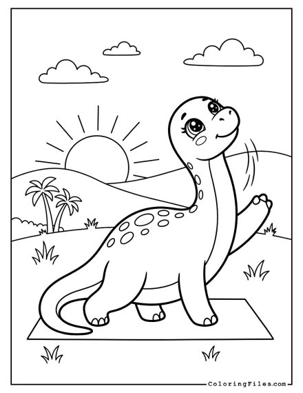 Dino Yoga Morning Stretch
