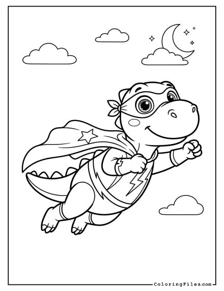 Dino Superhero Flight