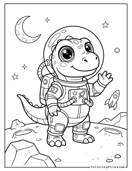 Space Explorer Dino