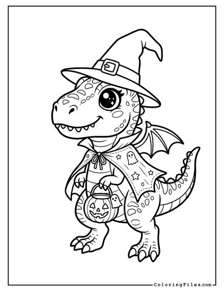 Spooky Halloween T-Rex