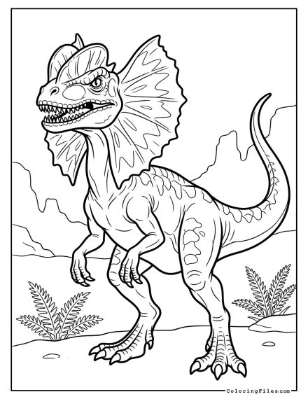 Dilophosaurus: The Frilled Scout