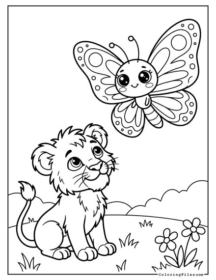 Lion Cub & Winged Wonders