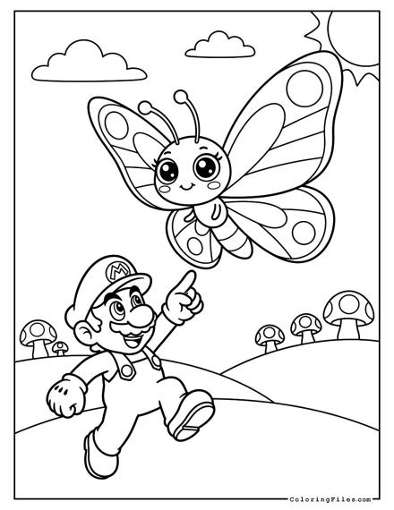 Mario’s Butterfly Mushroom Hunt