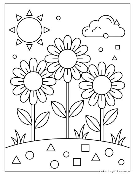 Daisy Kingdom with Shapes