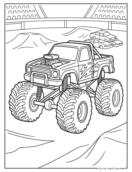 Monster Truck in the Arena