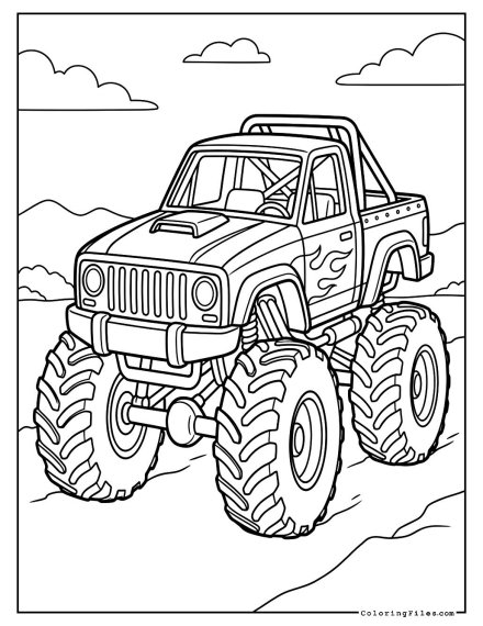 Tough Off-Road Monster Truck