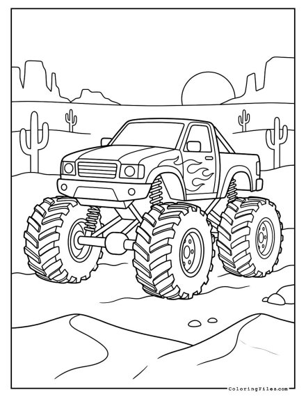 Monster Truck Desert Dash