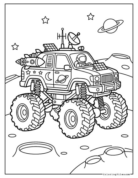 Monster Truck Space Explorer