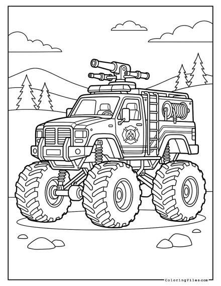 Monster Truck Fire Department