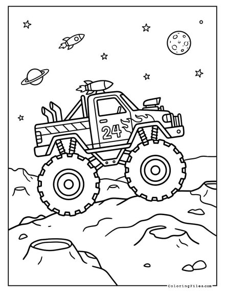 Monster Truck Galactic Race