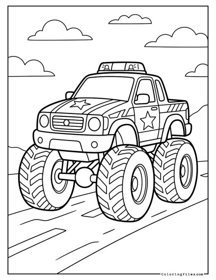 Police Monster Truck