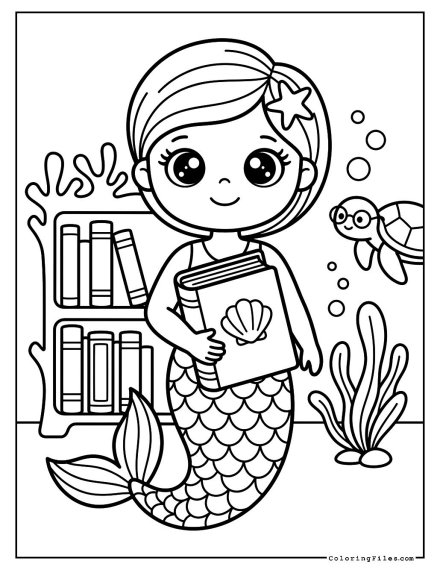 Mermaid Library Keeper