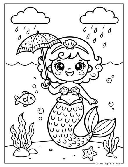 Rainy Day Under The Sea