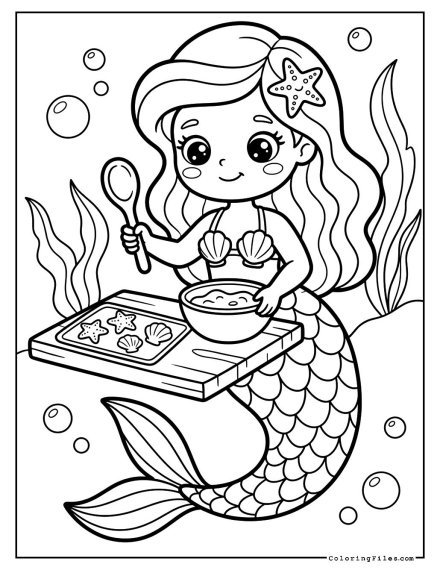 Mermaid Baking Sea Treats