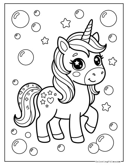 Unicorn and Bubbles
