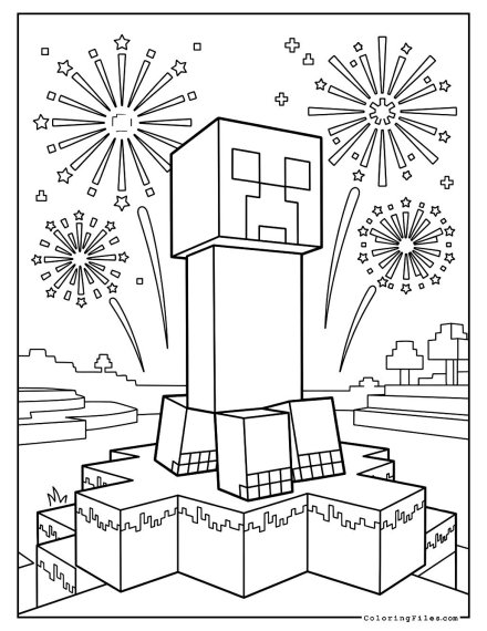 Creeper and Fireworks Show