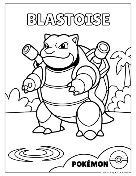 Blastoise: Giant Water Ball