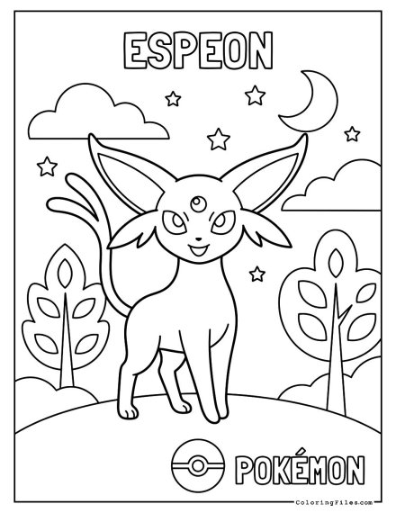 Espeon: Elegant Psychic